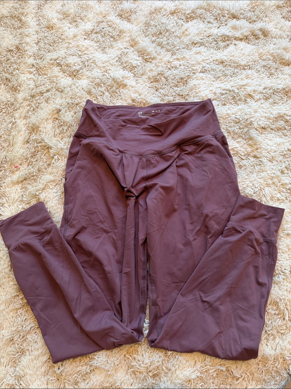 Under Armour Women's High-Rise Leggings in Plum